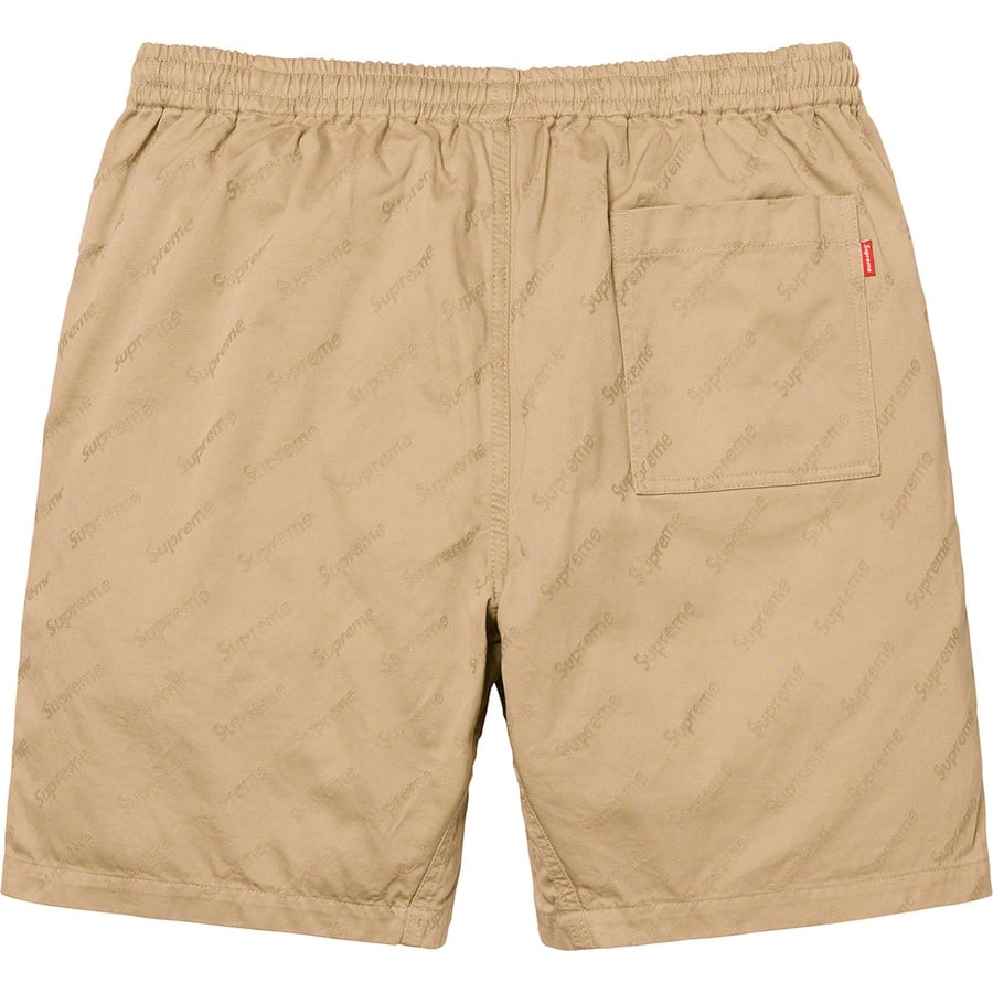 Details on Jacquard Logos Twill Short Tan from fall winter
                                                    2019 (Price is $118)