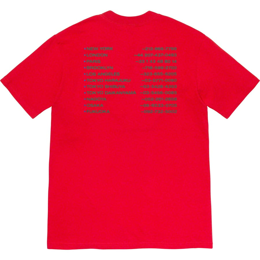 Details on New Shit Tee Red from fall winter 2019 (Price is $38)