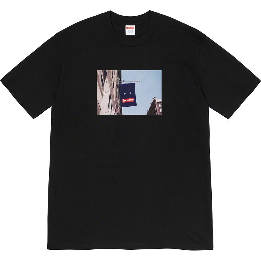 Details on Banner Tee Black from fall winter
                                                    2019 (Price is $38)