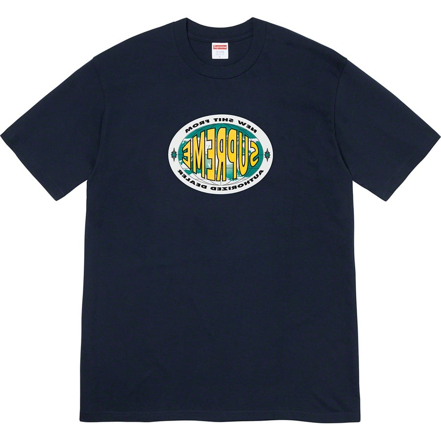 Details on New Shit Tee Navy from fall winter
                                                    2019 (Price is $38)