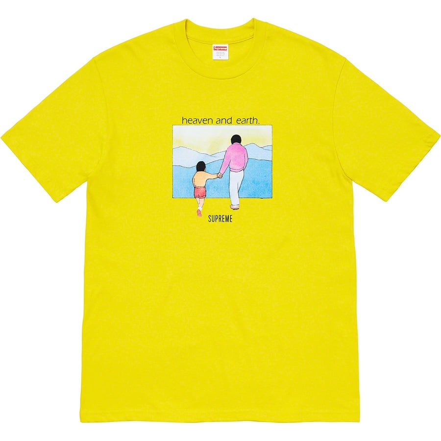 Details on Heaven and Earth Tee Sulfur from fall winter 2019 (Price is $38)