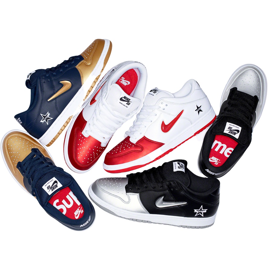 Details on Supreme Nike SB Dunk Low from fall winter
                                            2019 (Price is $110)