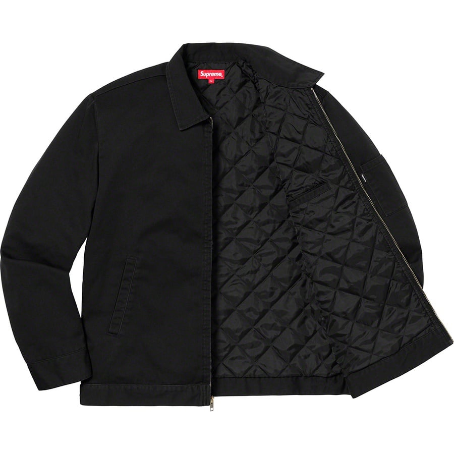 Details on Cop Car Embroidered Work Jacket Black from fall winter
                                                    2019 (Price is $188)