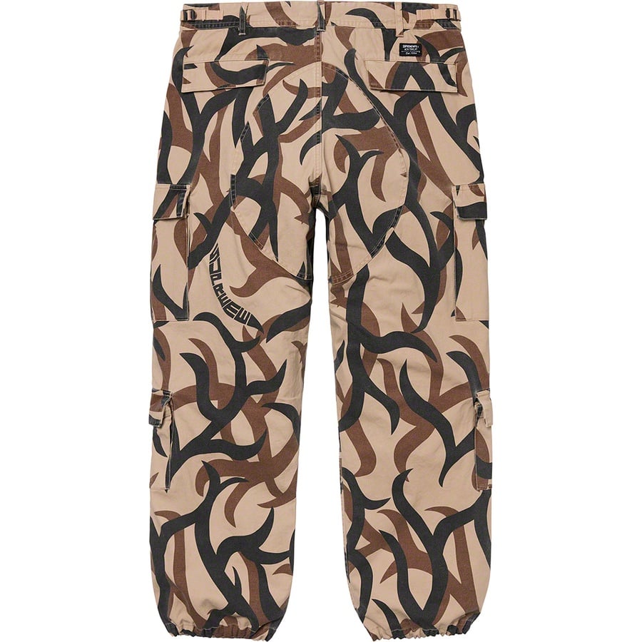 Details on Cargo Pant Tan Tribal Camo from fall winter 2019 (Price is $148)