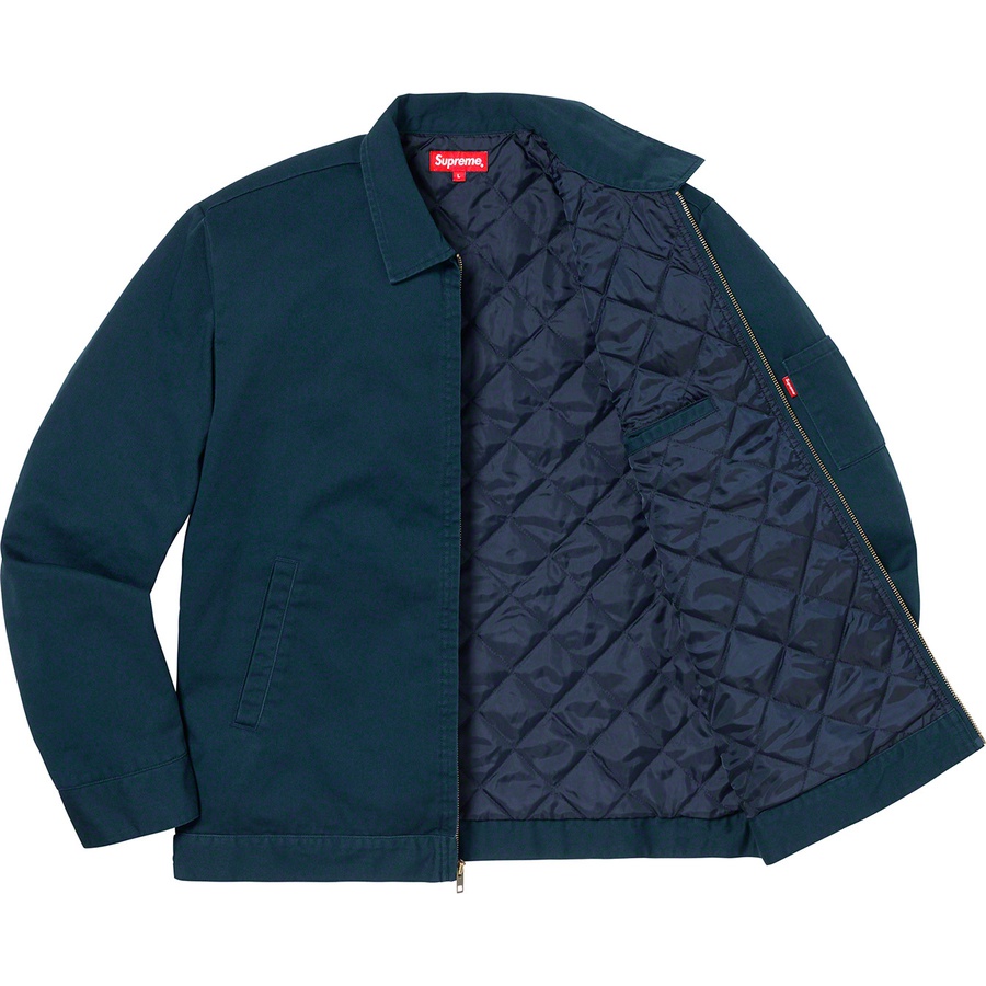 Details on Cop Car Embroidered Work Jacket Light Navy from fall winter
                                                    2019 (Price is $188)