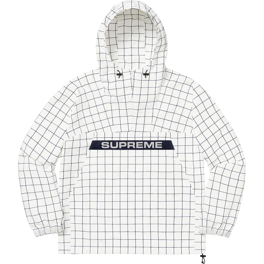 Details on Heavy Nylon Anorak Windowpane from fall winter
                                                    2019 (Price is $168)