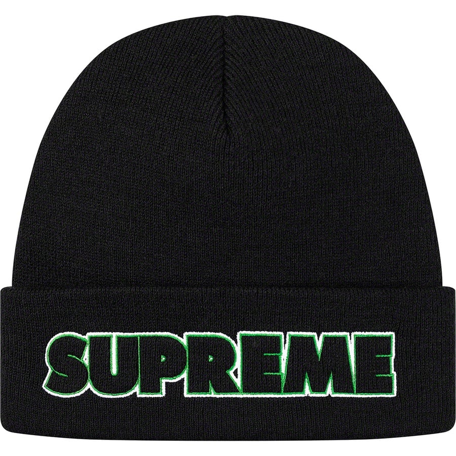Details on Outline Beanie Black from fall winter
                                                    2019 (Price is $36)