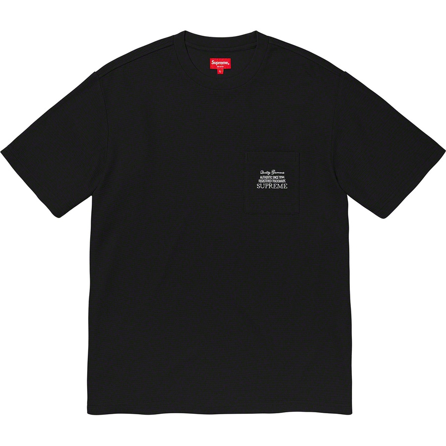 Details on Waffle Pocket Tee Black from fall winter
                                                    2019 (Price is $78)
