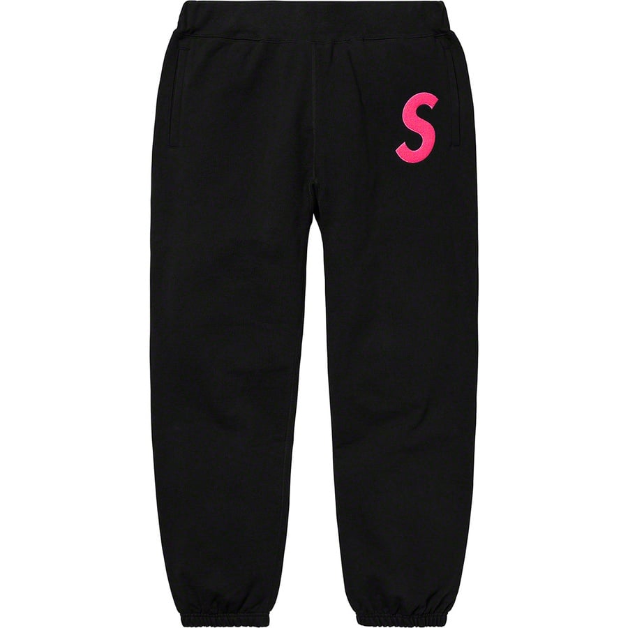 Details on S Logo Sweatpant Black from fall winter
                                                    2019 (Price is $158)