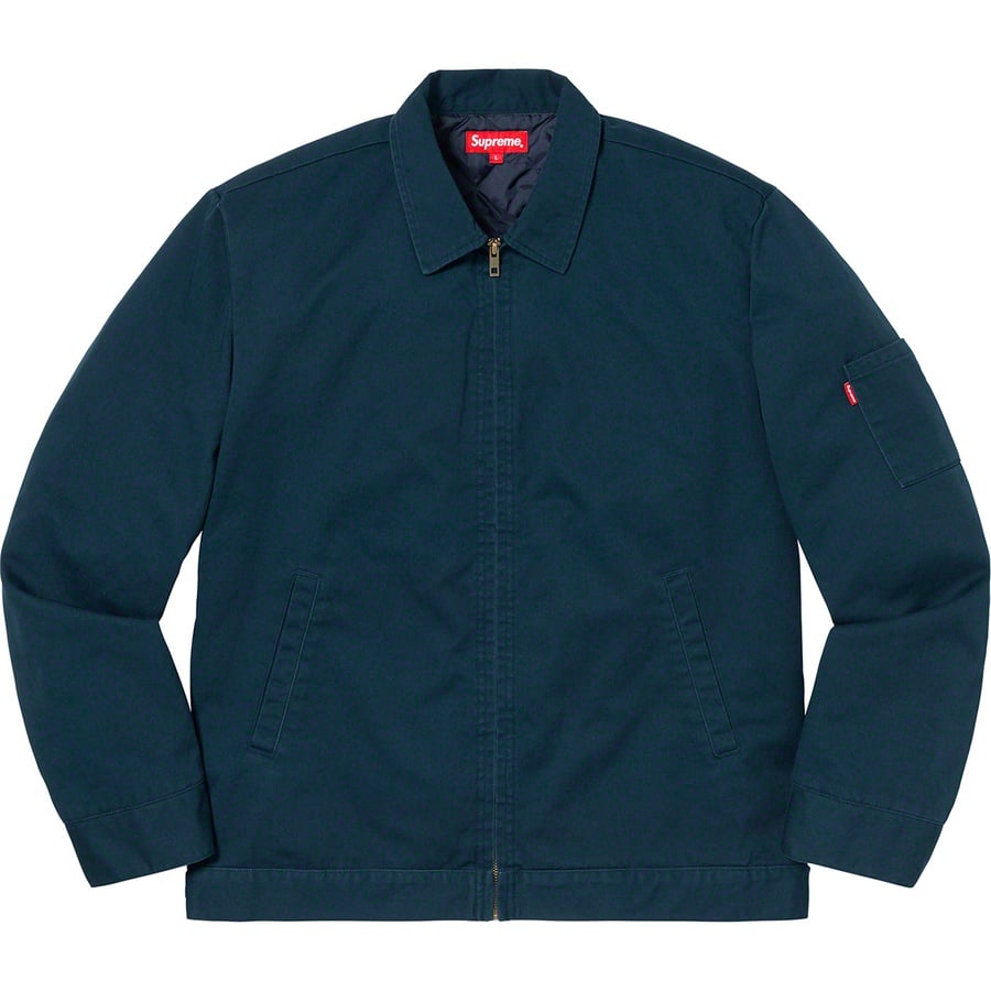 Details on Cop Car Embroidered Work Jacket Light Navy from fall winter
                                                    2019 (Price is $188)