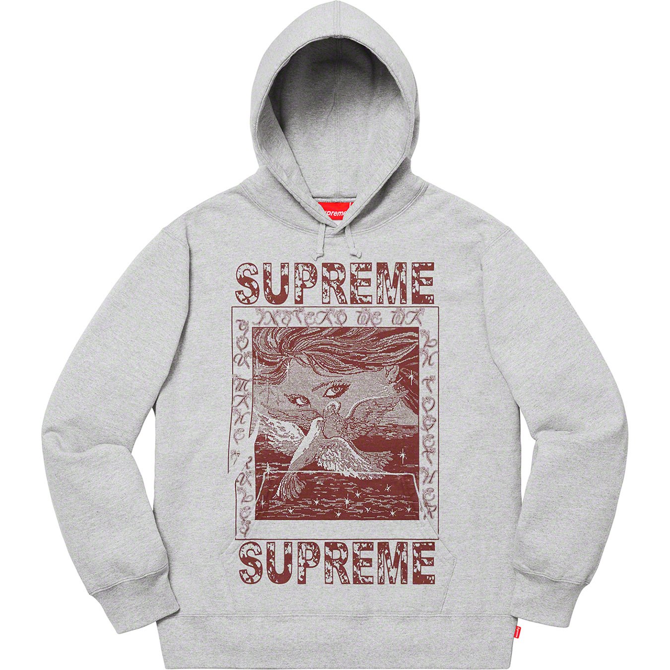 【新品M】Supreme Doves Hooded グレー