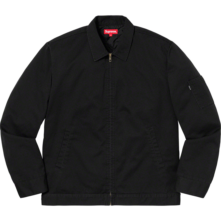 Details on Cop Car Embroidered Work Jacket Black from fall winter 2019 (Price is $188)