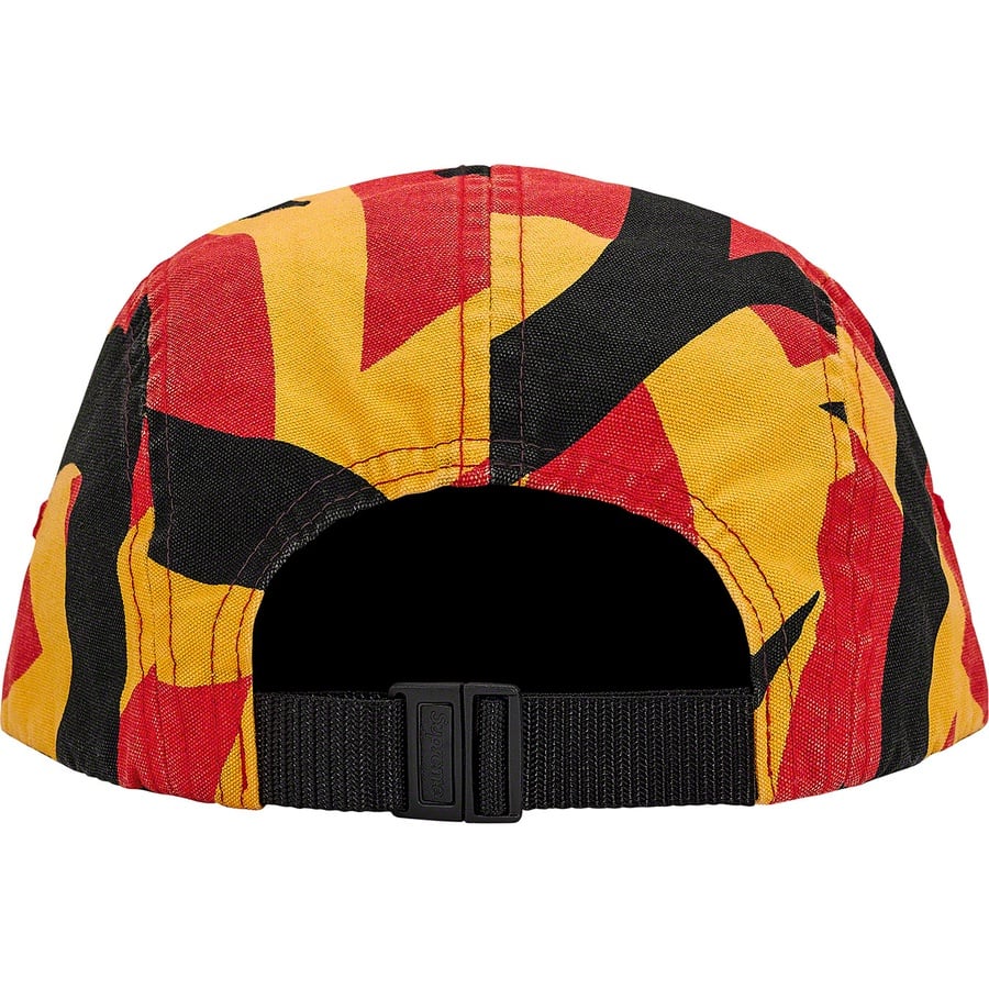 Details on Military Camp Cap Red Tribal Camo from fall winter
                                                    2019 (Price is $48)