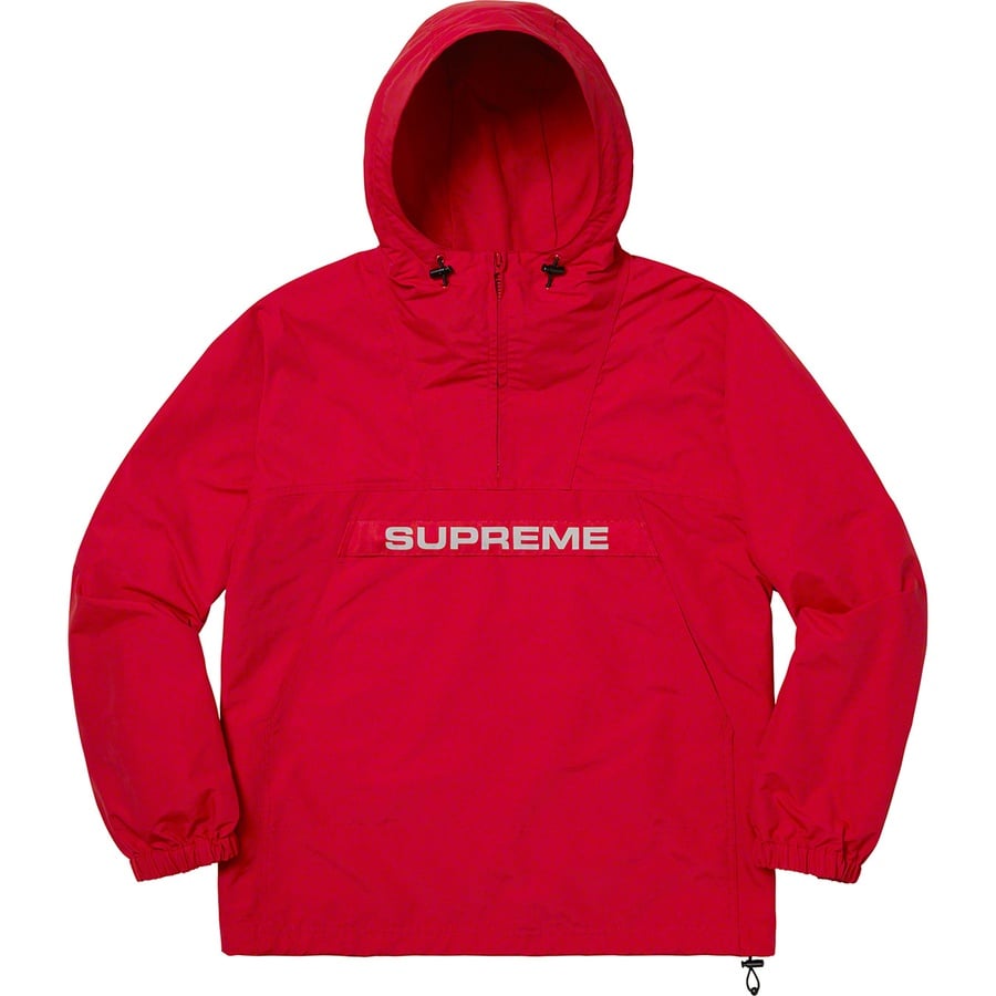 Details on Heavy Nylon Anorak Red from fall winter
                                                    2019 (Price is $168)