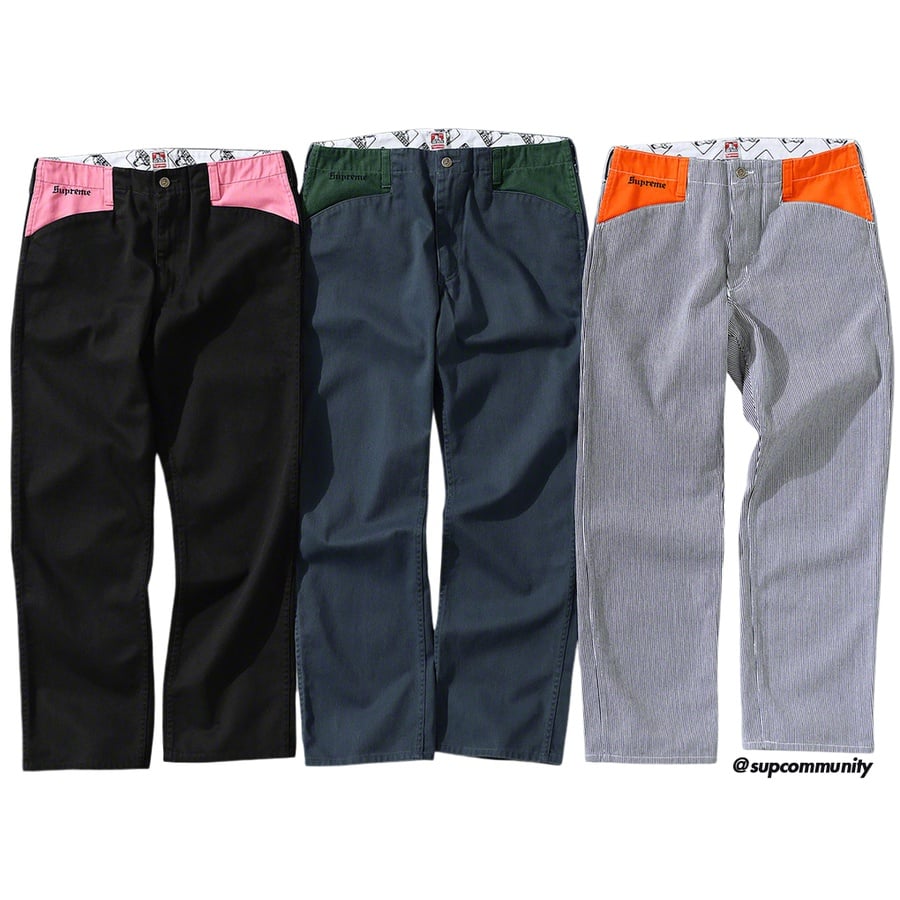 Supreme Supreme Ben Davis Work Pant for fall winter 19 season