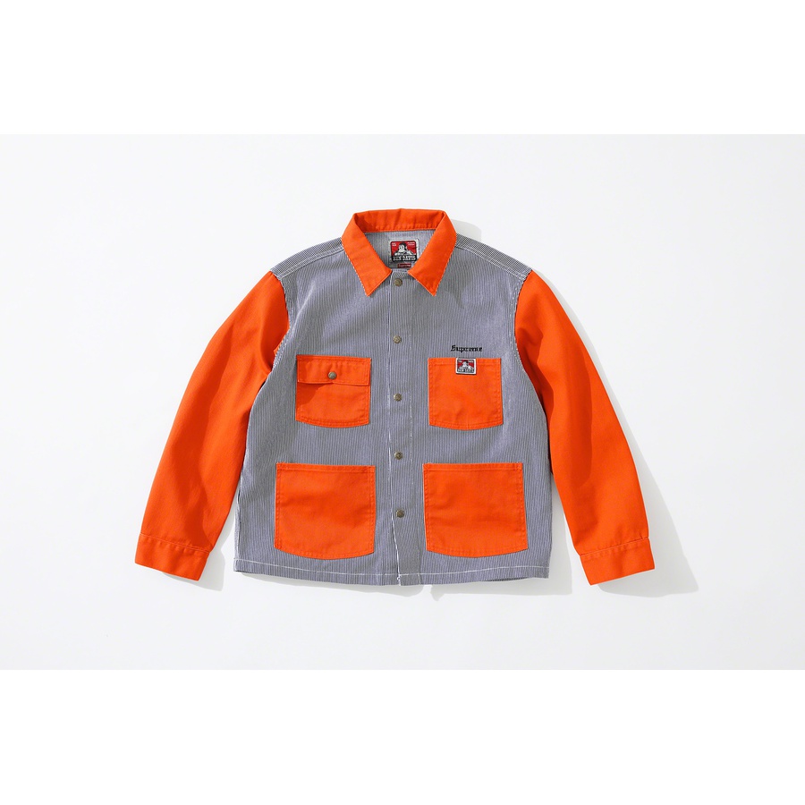 Details on Supreme Ben Davis Chore Coat  from fall winter
                                                    2019 (Price is $188)