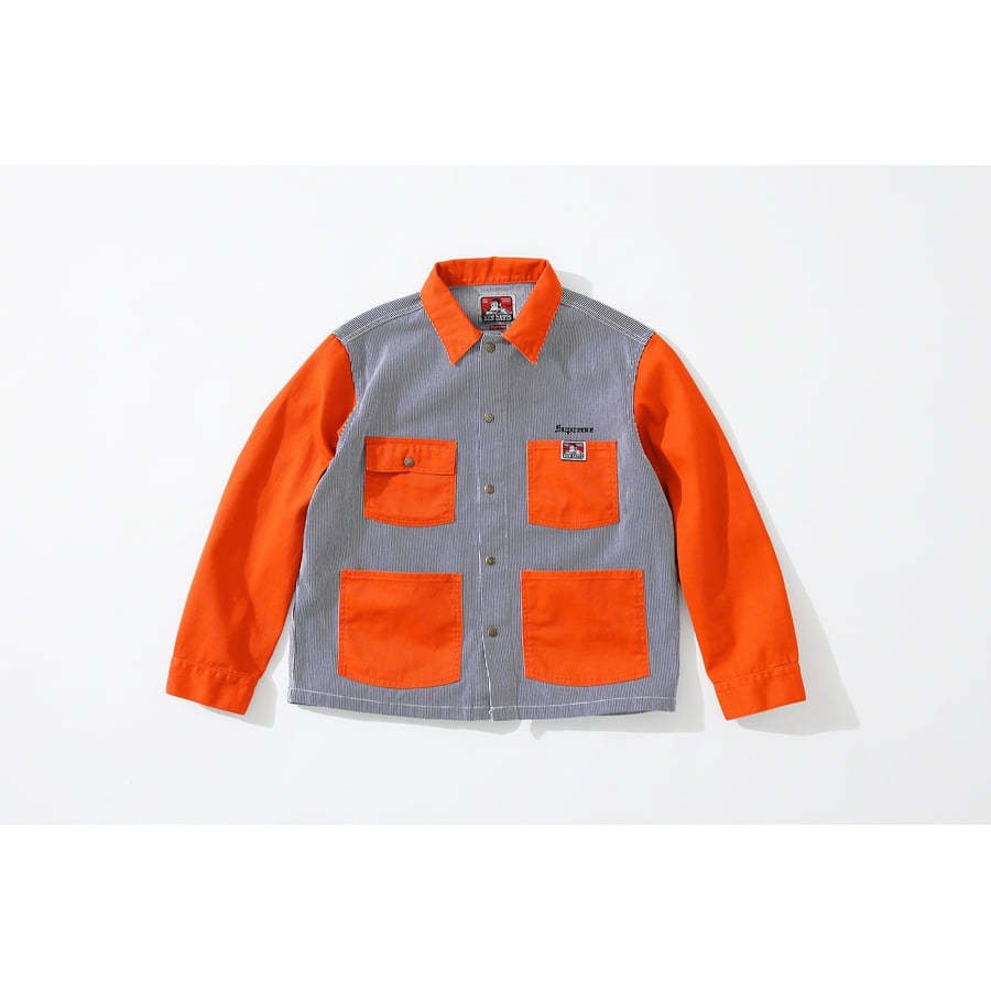 Details on Supreme Ben Davis Chore Coat  from fall winter
                                                    2019 (Price is $188)