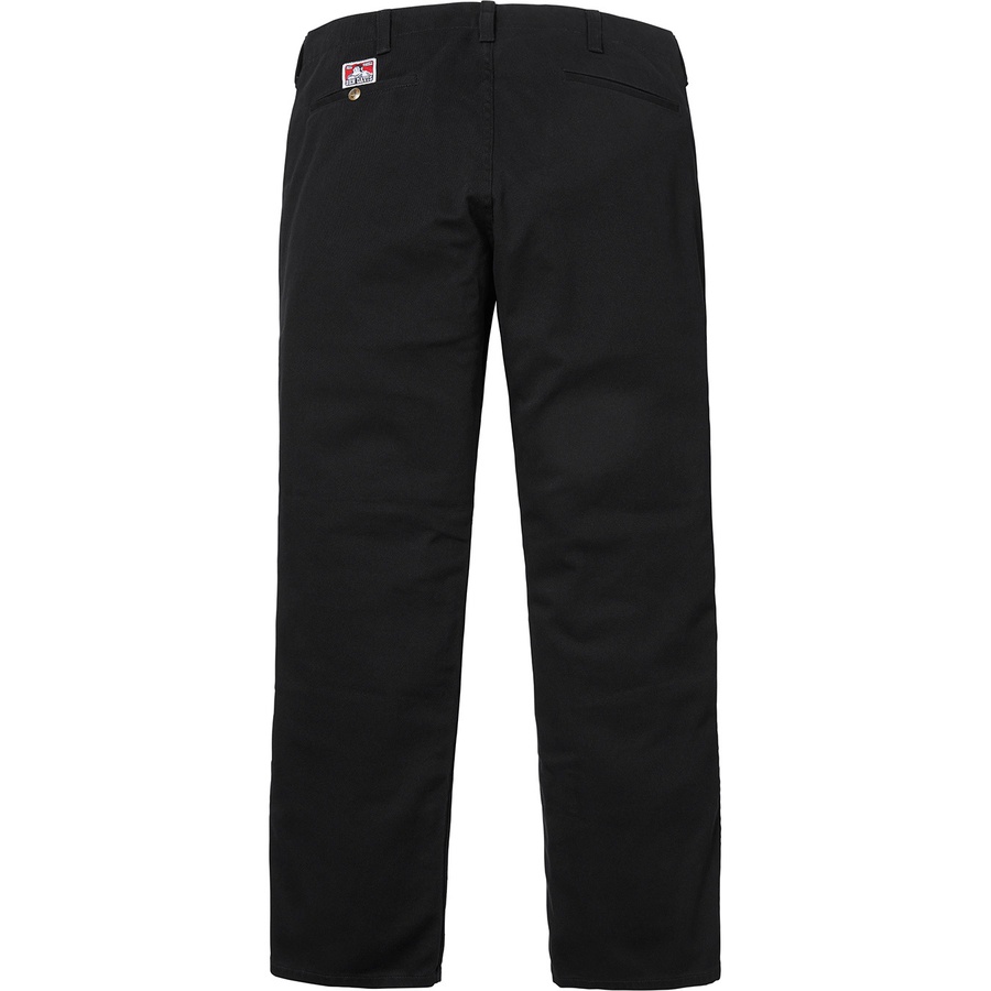 Details on Supreme Ben Davis Work Pant Black from fall winter
                                                    2019 (Price is $158)