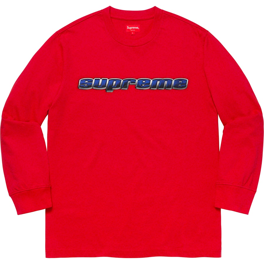 Details on Chrome Logo L S Top Red from fall winter 2019 (Price is $78)