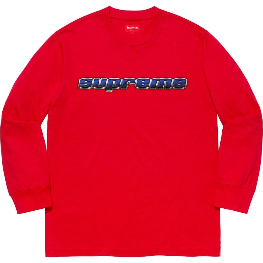 Details on Chrome Logo L S Top Red from fall winter
                                                    2019 (Price is $78)