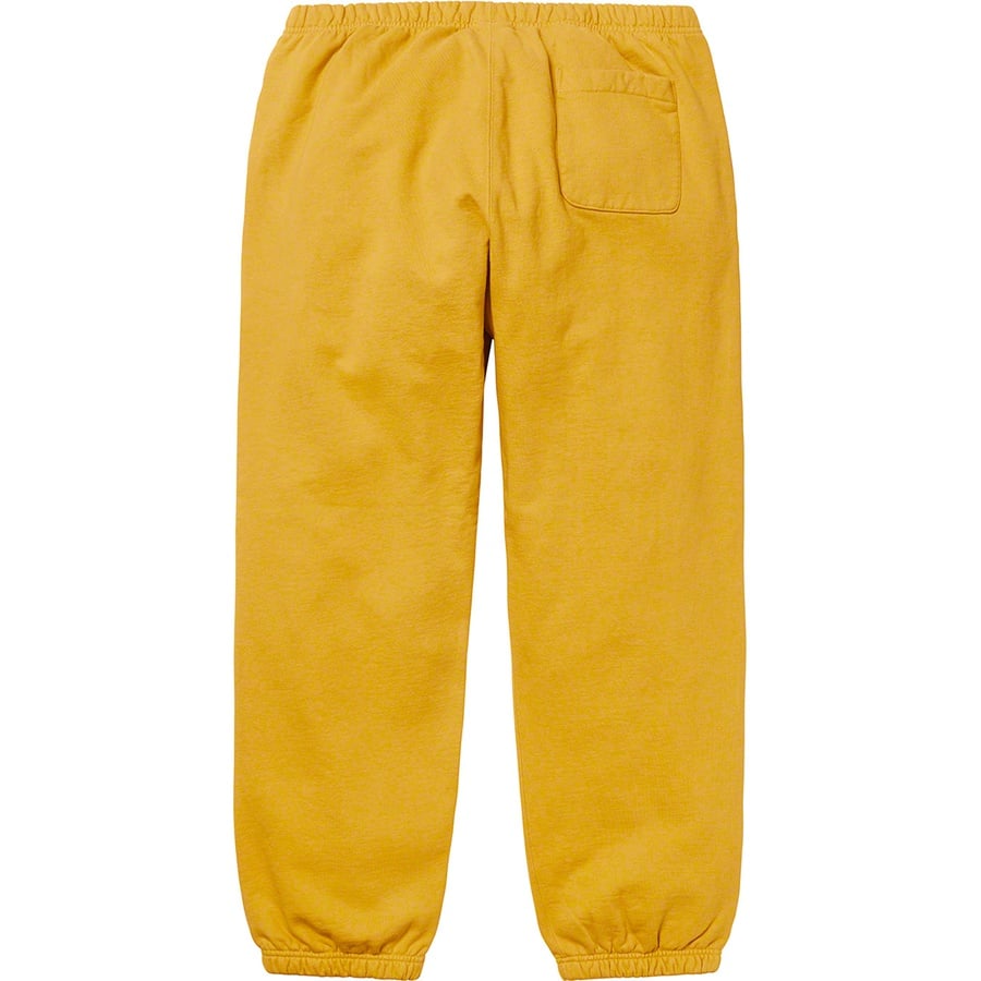 Details on Text Rib Sweatpant Mustard from fall winter 2019 (Price is $148)