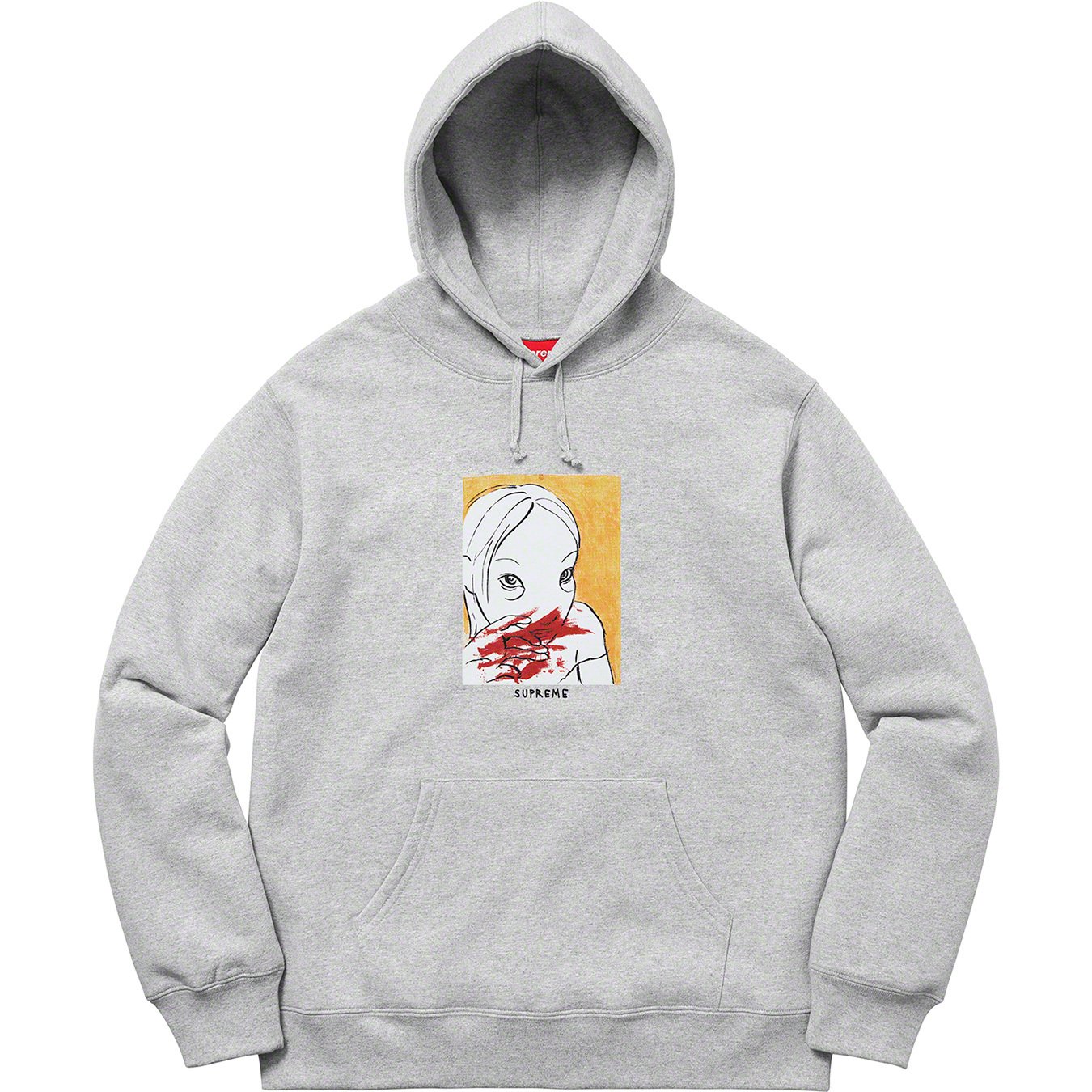 Nose Bleed Hooded Sweatshirt grey S