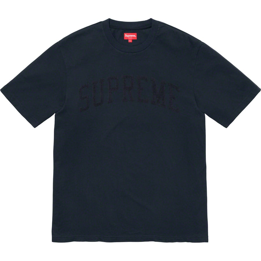 Details on Chenille Arc Logo S S Top Navy from fall winter
                                                    2019 (Price is $78)