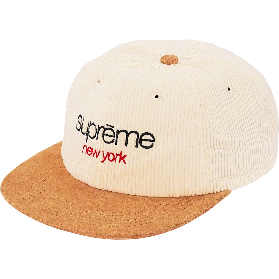 Details on Classic Logo Corduroy 6-Panel Off-White from fall winter 2019 (Price is $54)
