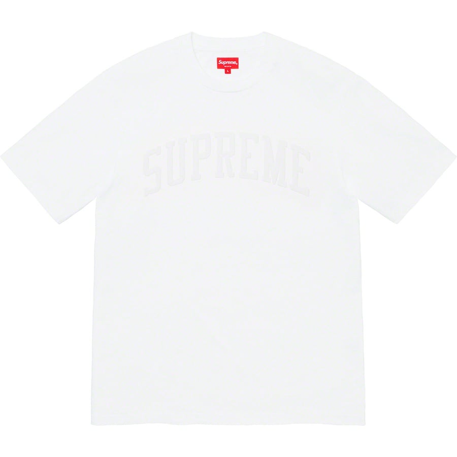 Details on Chenille Arc Logo S S Top White from fall winter 2019 (Price is $78)