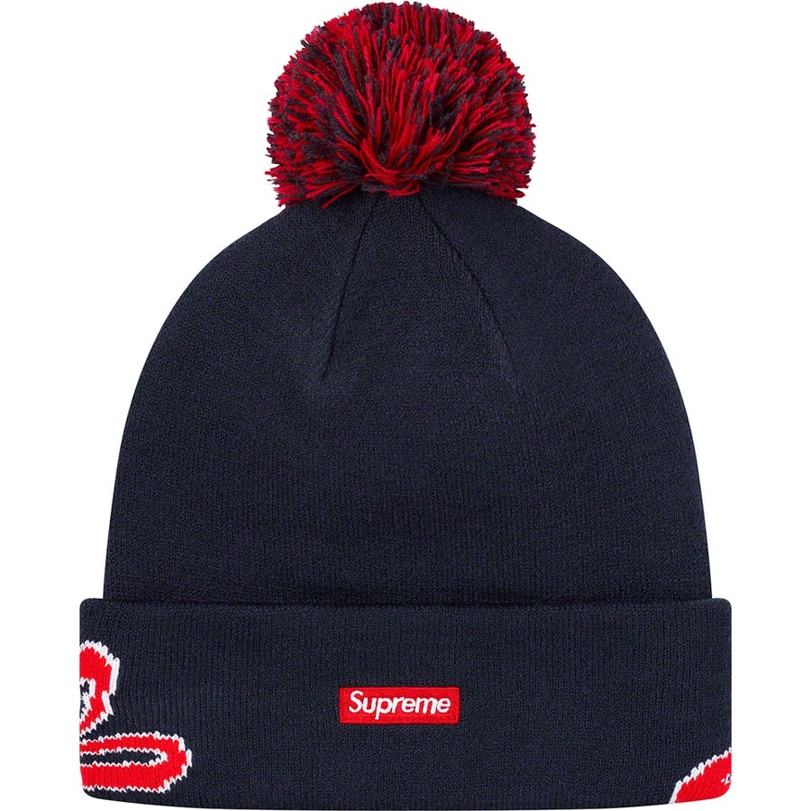 Details on New Era Script Cuff Beanie Navy from fall winter 2019 (Price is $38)