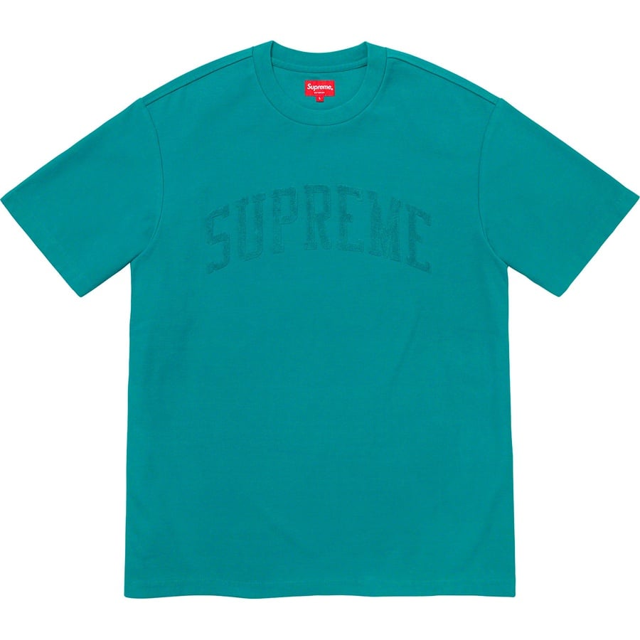 Details on Chenille Arc Logo S S Top Teal from fall winter
                                                    2019 (Price is $78)