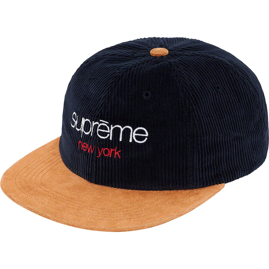 Details on Classic Logo Corduroy 6-Panel Navy from fall winter 2019 (Price is $54)