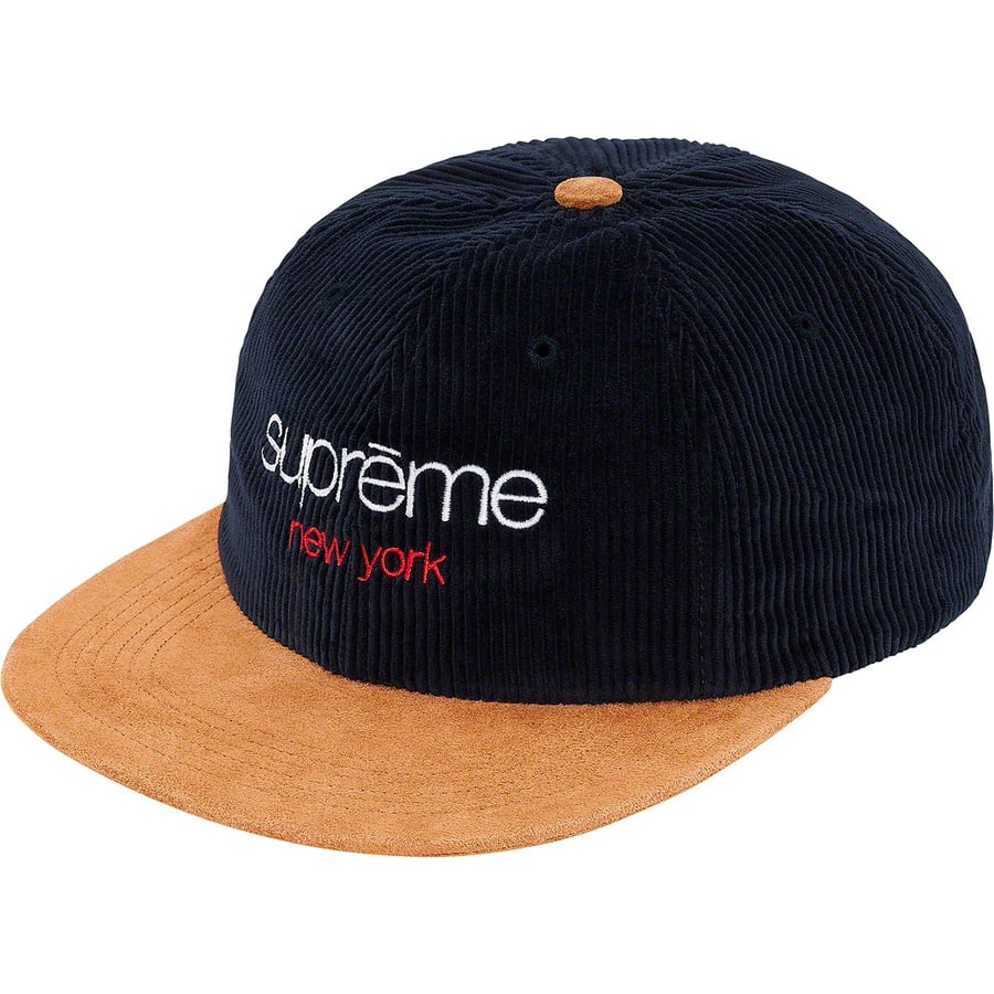 Details on Classic Logo Corduroy 6-Panel Navy from fall winter
                                                    2019 (Price is $54)