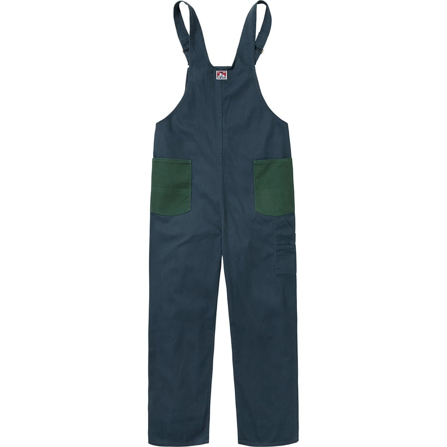 Details on Supreme Ben Davis Overalls Navy from fall winter 2019 (Price is $188)