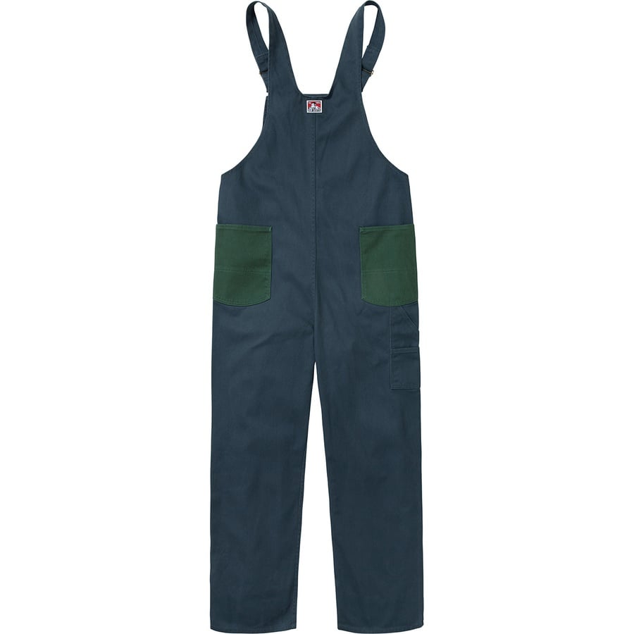 Details on Supreme Ben Davis Overalls Navy from fall winter
                                                    2019 (Price is $188)