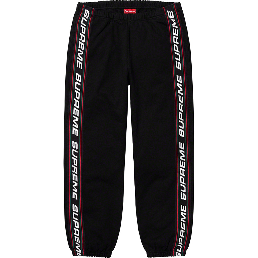 Details on Text Rib Sweatpant Black from fall winter 2019 (Price is $148)