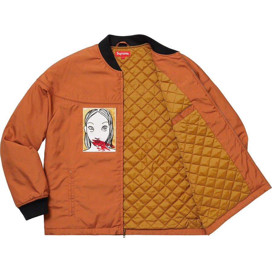 Details on Mug Shot Crew Jacket Burnt Orange from fall winter
                                                    2019 (Price is $228)