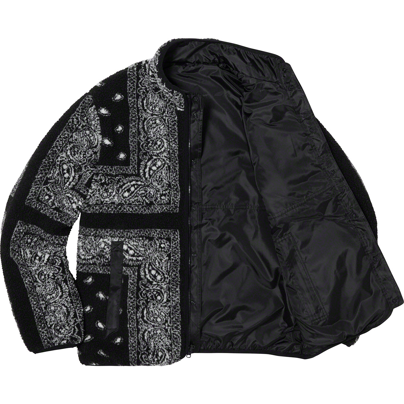 Reversible Bandana Fleece Jacket - fall winter 2019 - Supreme