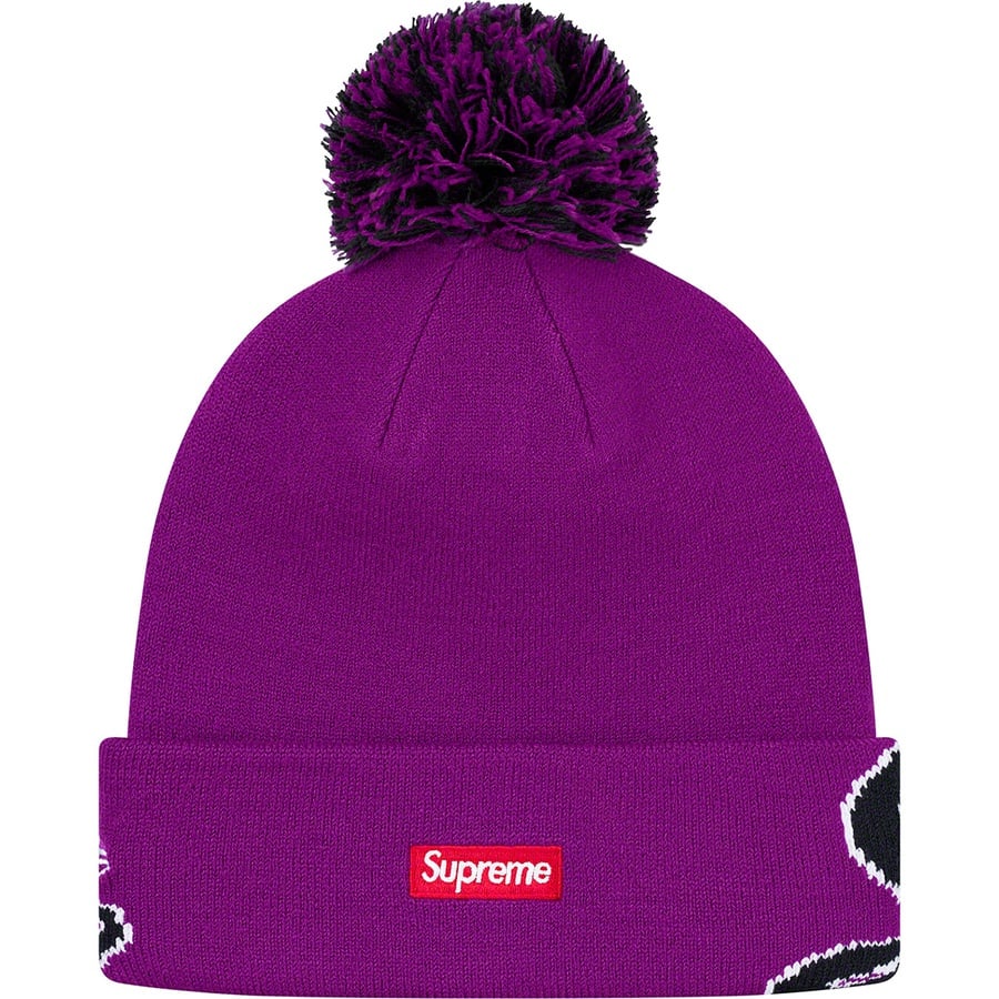 Details on New Era Script Cuff Beanie Purple from fall winter 2019 (Price is $38)