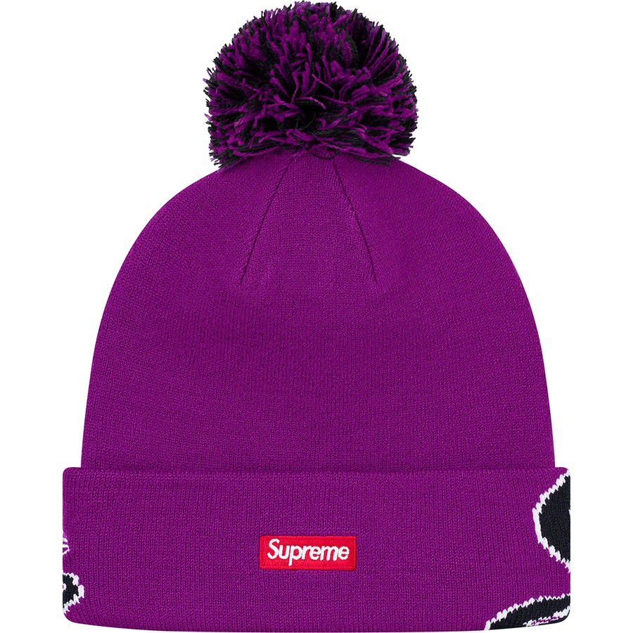 Details on New Era Script Cuff Beanie Purple from fall winter
                                                    2019 (Price is $38)