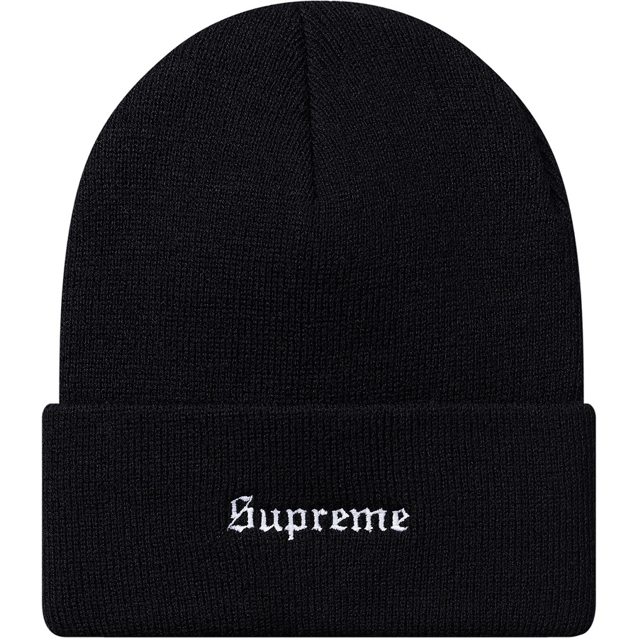 Details on Supreme Ben Davis Beanie Black from fall winter
                                                    2019 (Price is $38)
