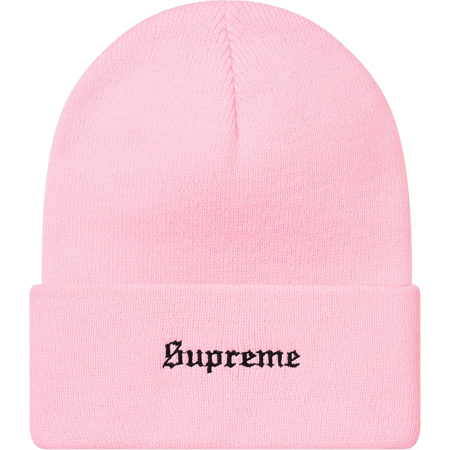 Details on Supreme Ben Davis Beanie Pink from fall winter
                                                    2019 (Price is $38)