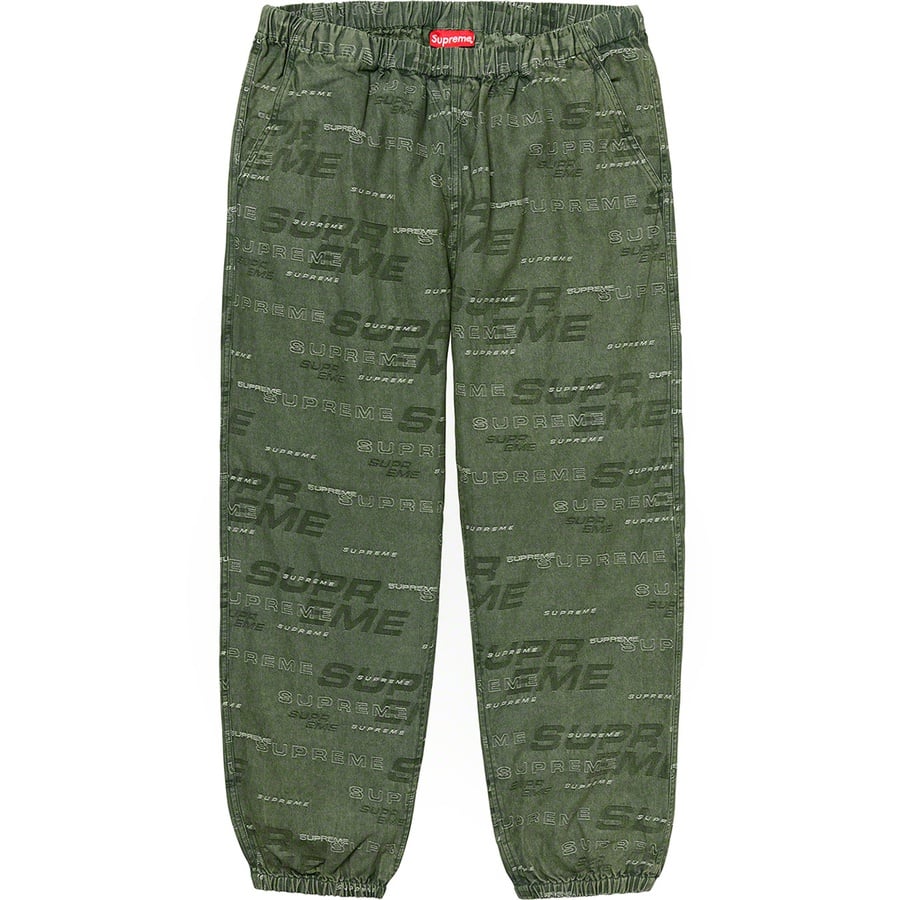 Details on Dimensions Logo Denim Skate Pant Green from fall winter
                                                    2019 (Price is $138)