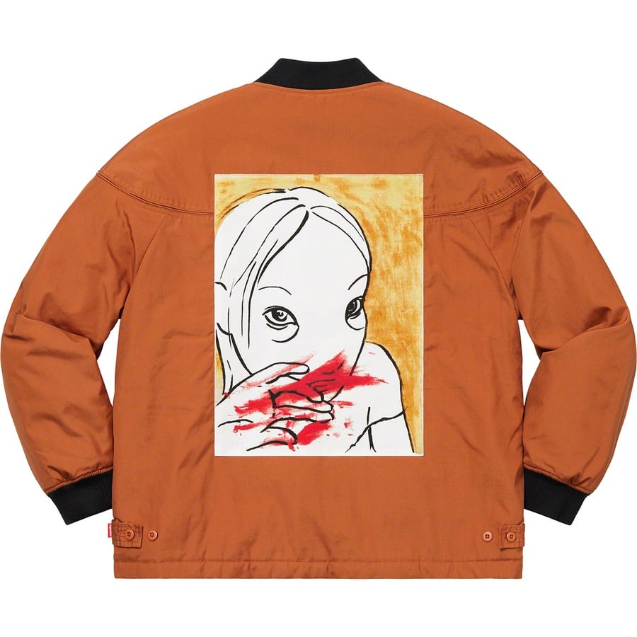 Details on Mug Shot Crew Jacket Burnt Orange from fall winter
                                                    2019 (Price is $228)