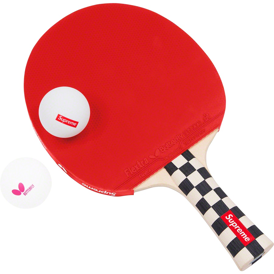 Details on Supreme Butterfly Table Tennis Racket Set Checkerboard from fall winter
                                                    2019 (Price is $198)