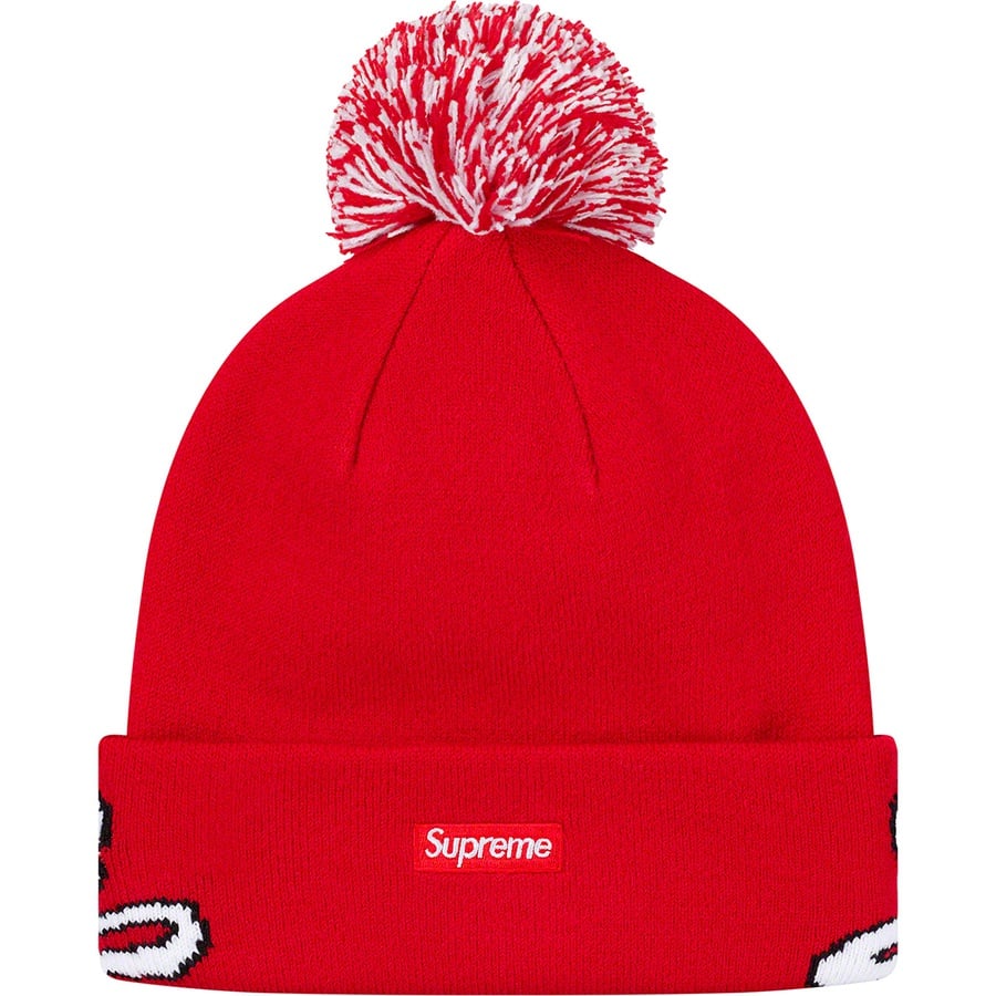 Details on New Era Script Cuff Beanie Red from fall winter 2019 (Price is $38)