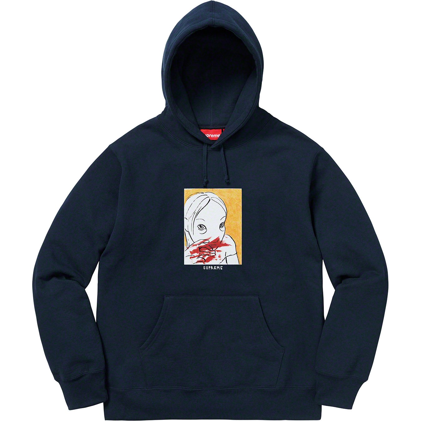 Nose Bleed Hooded Sweatshirt grey S