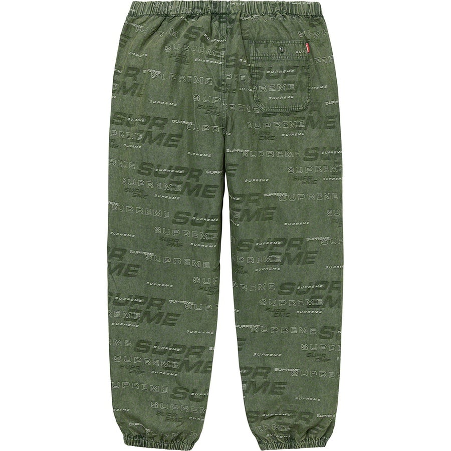 Details on Dimensions Logo Denim Skate Pant Green from fall winter
                                                    2019 (Price is $138)