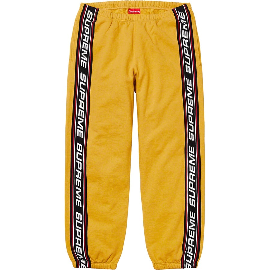 Details on Text Rib Sweatpant Mustard from fall winter
                                                    2019 (Price is $148)