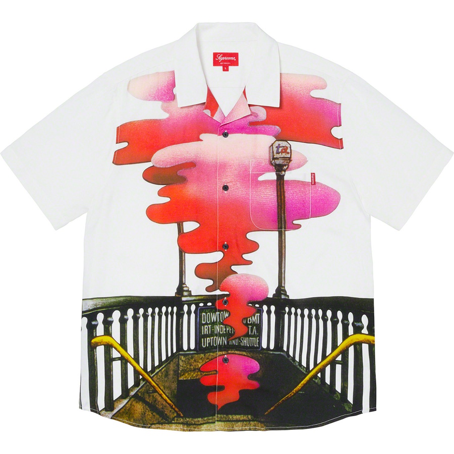 Details on Supreme The Velvet Underground Rayon S S Shirt White from fall winter 2019 (Price is $158)